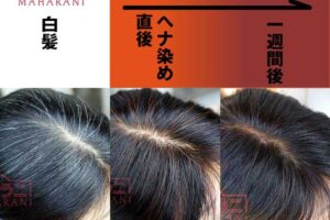 ヘナは三回で色味が落ち着く