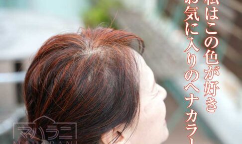 私のお気に入りのヘナカラー