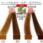ハーバルカラー５ダークブラウン