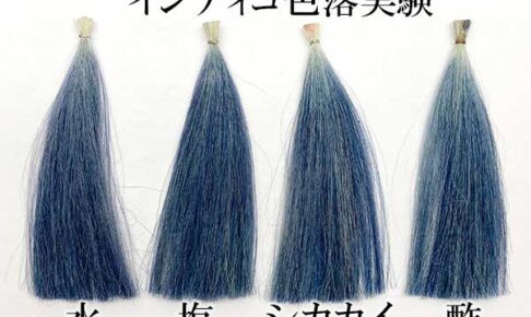 インディゴの色落ち試験