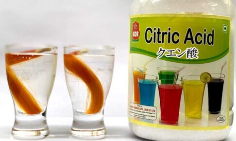 ヘナのクエン酸止め実験