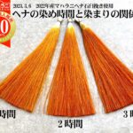 ヘナの染め時間と染まりの関係