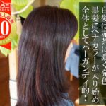 ヘナカラーが綺麗に入る