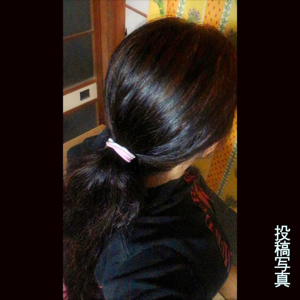 ヘナ使用後の写真