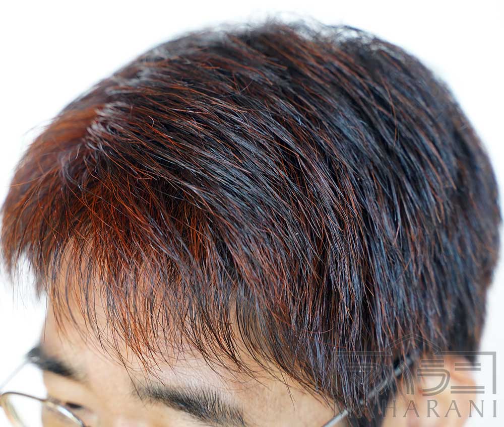 ヘナカラー男性