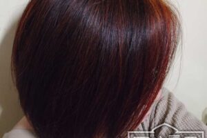 千代さんのヘナ染まり加減